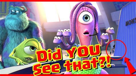 Monsters Inc Easter Eggs And Hidden Messages Youtube
