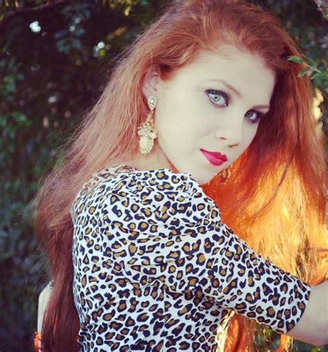 Duda Moreira Ruiva Redhead Model Hair