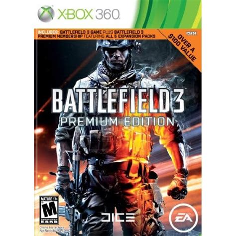 Battlefield 3 Premium Edition For Xbox 360 Shooter