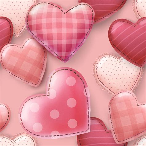 S185 Hearts Fabric Valentine Fabric Knit Fabric Heart Etsy