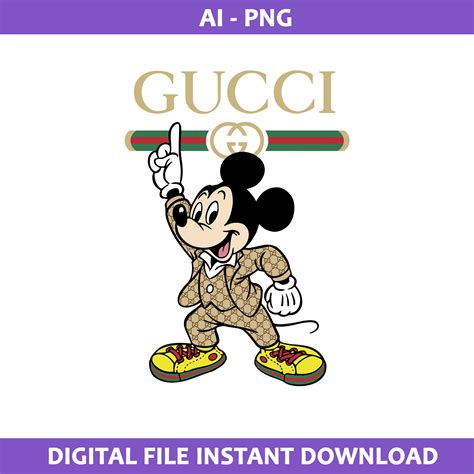 Mickey Mouse Gucci Logo Png Disney Gucci Png Gucci Inspire Uplift