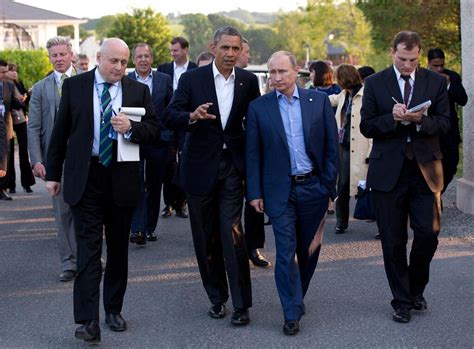 According to a new york times review of a promised land, obama likened putin to the tough. Archivo:Barack Obama and Vladimir Putin walking in Ireland ...