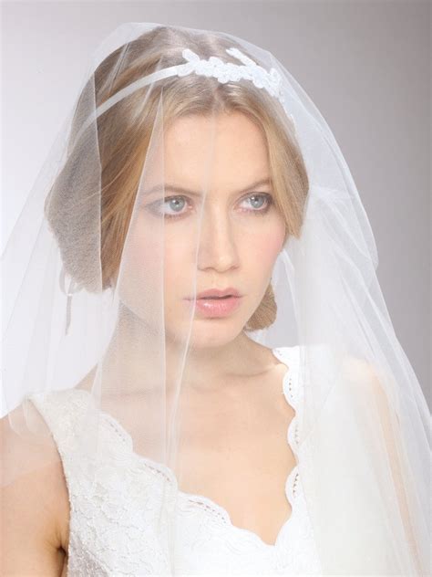 Wedding Veil With Headband Wedding And Bridal Inspiration