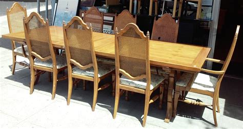 Uhuru Furniture And Collectibles Sold 988 Mediterranean Trestle Dining