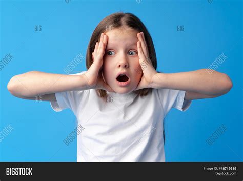 Shocked Little Girl Image And Photo Free Trial Bigstock