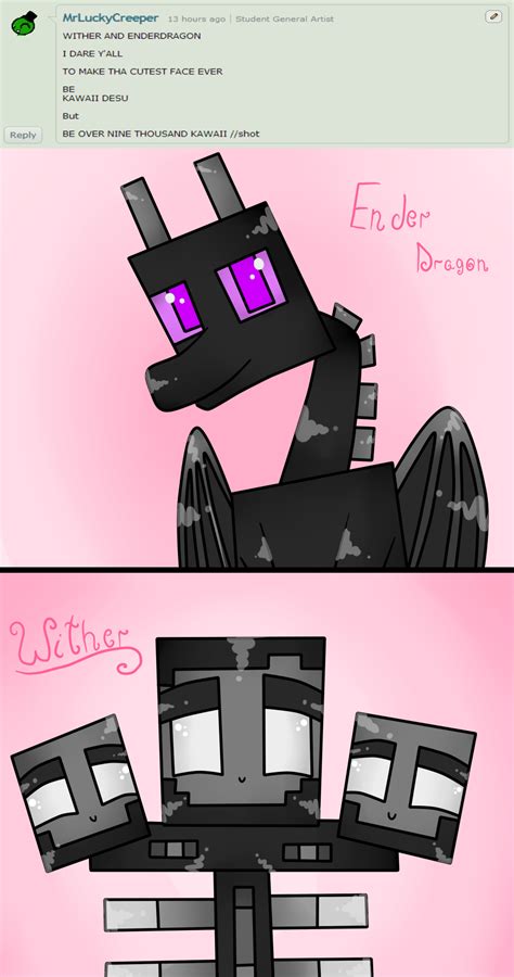 Dare EnderDragon And Wither By BabyWitherBoo On DeviantArt