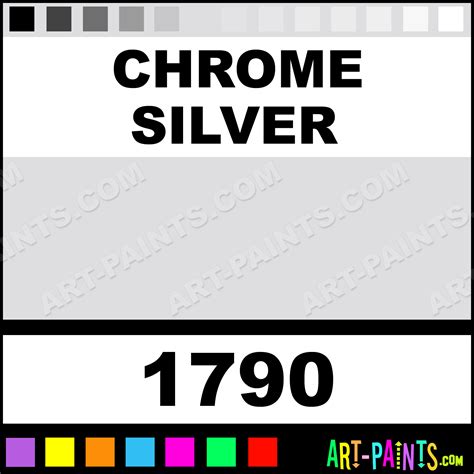Chrome Silver American FS Enamel Paints 1790 Chrome Silver Paint