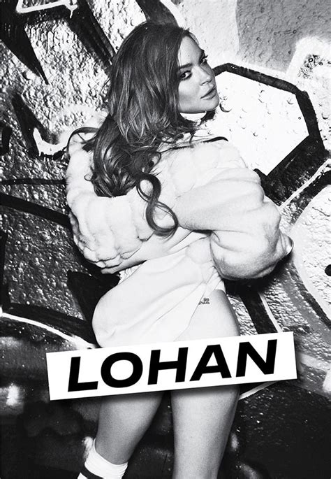 Lindsay Lohan Covers Butt In A Lohan Way In Sexy Photo Shoot And Offers