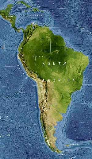 Južná Amerika Kontinenty