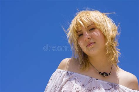 Portrait Of Young Beautiful Girl Stock Image Image Of Close Girl