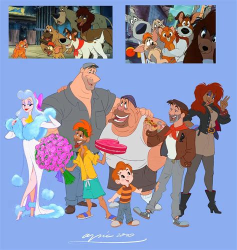 Disney Humanimalized Animal Characters Turned Into Humans And Humans