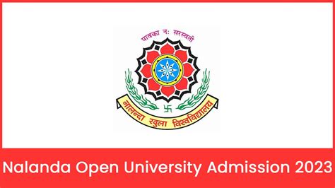 Nalanda Open University Admission 2023 Form Eligibility Etc