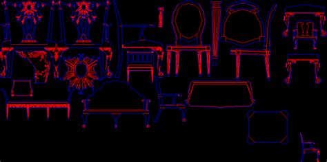 Chesterfield sofa 3d dwg model for autocad. Classic French Furniture, Louis Xvi, Xvii And Xix DWG ...