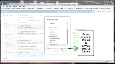 To whitelist senders and domains in office 365 to bypass the spam filter requires you to perform the following steps. MS Office 365 Outlook 2013 Email-Saving Emails_CCPS - YouTube