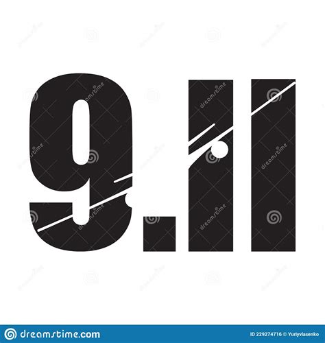 911 Patriot Day Usa September 11 Rememberance Day Stock Vector