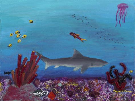 Sea Life Painting By Maggie Morrison Fine Art America