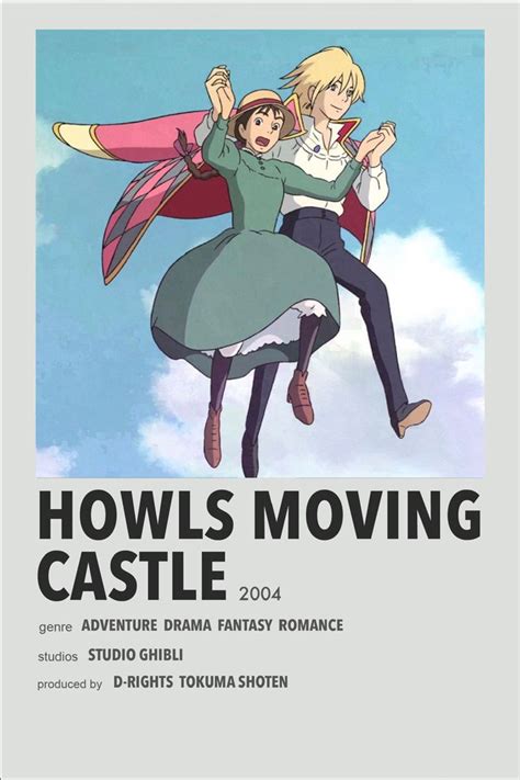 Howls Moving Castle Studio Ghibli Poster Anime Printables Anime Films