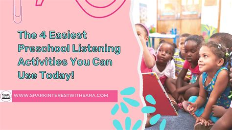 The 4 Easiest Preschool Listening Activities You Can Use Today