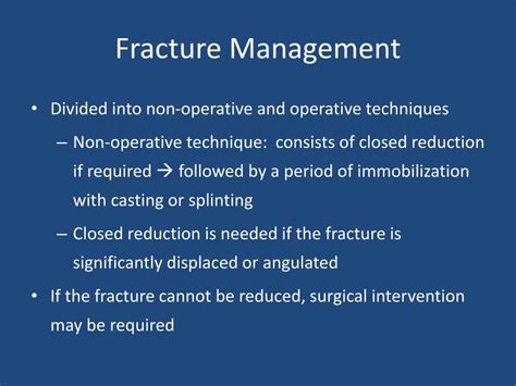 Ppt Fractures And Fracture Management Powerpoint Presentation Free