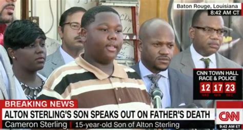 Alton Sterlings Son Speaks Out About His Fathers Death And Continued