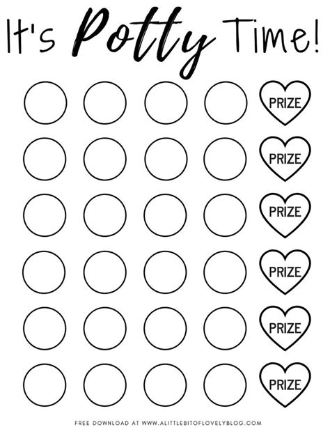 It's also a great way for parents to get in extra practice with their children over the summer, or when they're strugglin. Potty Training Sticker Chart (Free Printable) - Lifestyle ...