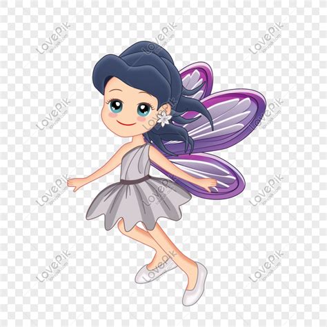 Bahan Kartun Kupu Kupu Peri Mimpi PNG grafik gambar unduh ...