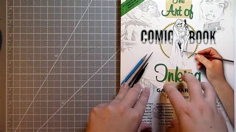 The Art Of Comic Book Inking Book Review Youtube