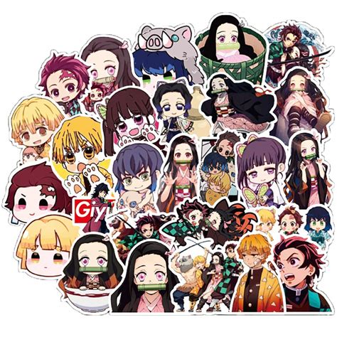 Buy 50 Pcs Anime Stickers Anime Decals For Water Bottle Hydro Flask