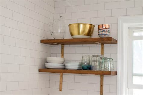 A Diy Kitchen Open Shelving Tutorial — Affordable Solid And Beautiful
