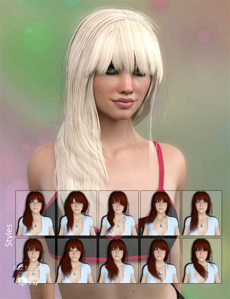 Silvie Hair For Genesis 3 Female S Daz 3D