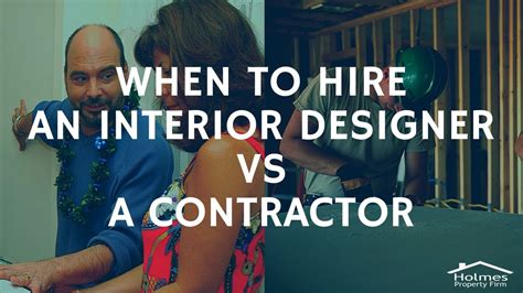 When To Hire An Interior Designer Vs A Contractor Youtube