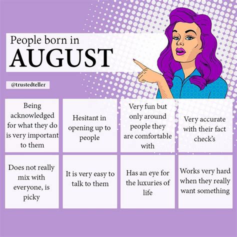 People Born In August August Born Leo Zodiac Facts Facts About People