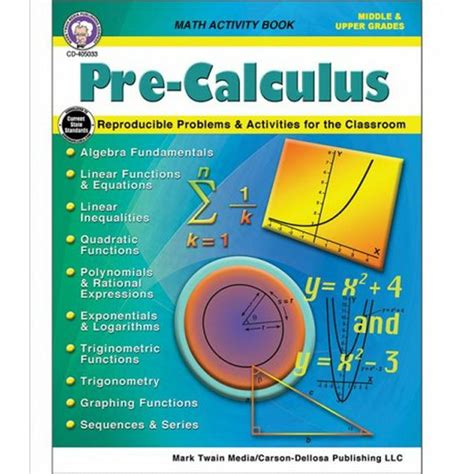 Pre Calculus Workbook Paperback
