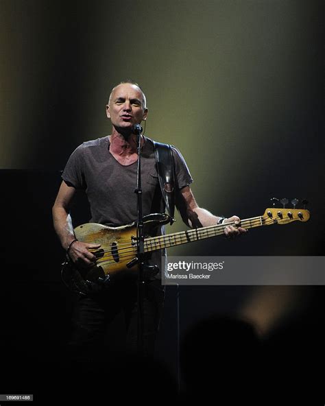 Musician Sting Performs At The Opening Show Of The Back To Bass News