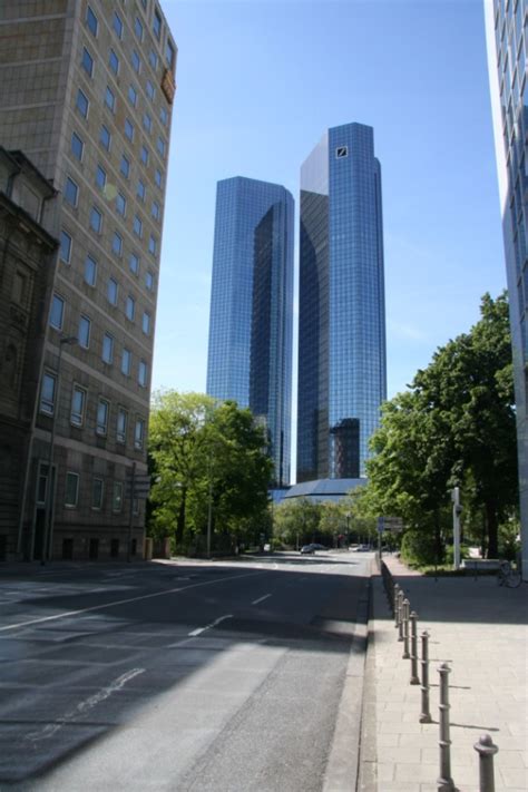 Frankfurt Deutsche Bank Foto And Bild Architektur Hochhäuser