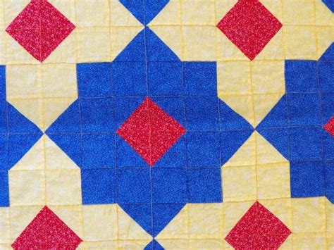 Closeup Of Moroccan Tile Quilt Quilts Tiled Quilt Lap Quilt