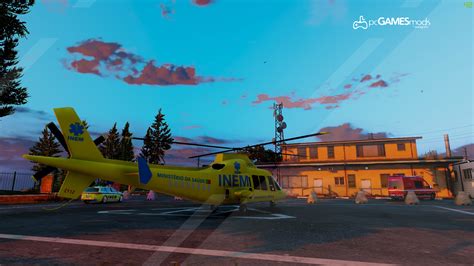 Portuguese Police And Ems Helicopter Rappel Replace Gta5