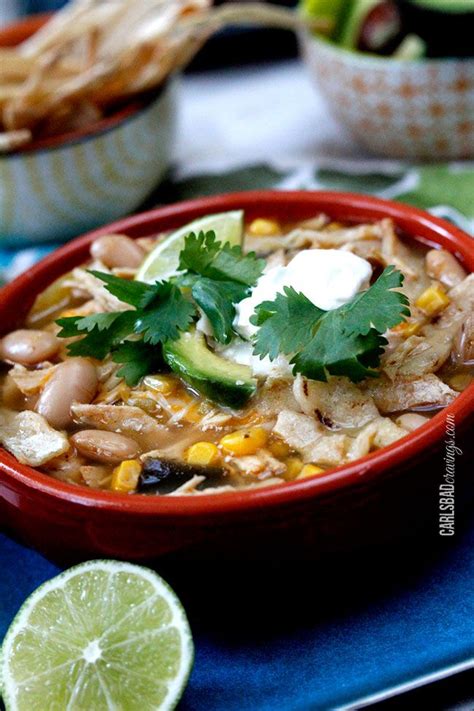 I saw the recipe here on carlsbad cravings and couldn't wait to try it, as i am crazy about the chicken is marinaded in a spicy honey lime marinade that gives it a distinct flavor. Salsa Verde Chicken Tortilla Soup | http://www ...