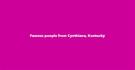 Famous People From Cynthiana Kentucky 1 Is Joe B Hall