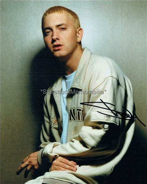 Eminem Slim Shady Rare Hand Signed Autographed 10x8