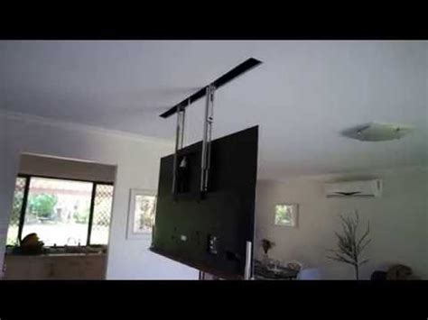 Solid construction, smooth, quiet operation and a 5 year warranty. Retractable Angled Ceiling TV Mount - YouTube | Hidden tv ...
