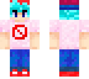 Find derivations skins created based on this one. Boyfriend FNF | Minecraft Skin