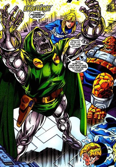 Dr Doom Defeats The Fantastic Four Excellent Things Progress Apace