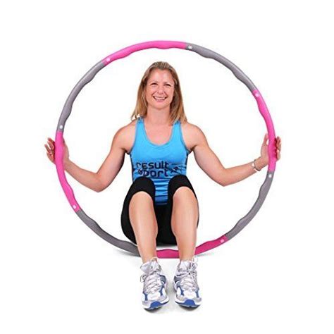 Resultsport Uk The Original Weighted Hula Hoop Foam Padded Fitness