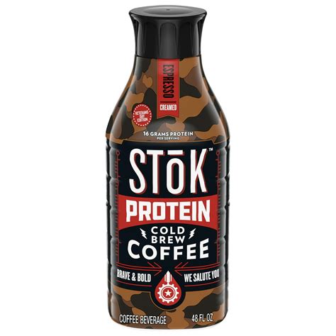Stok Protein Espresso Cold Brew Coffee 48 Oz