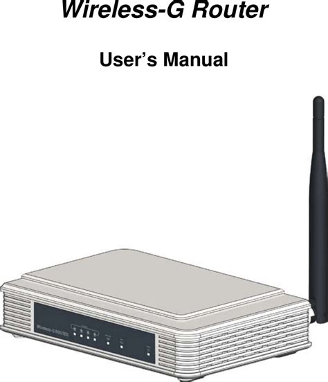 Cybertan Technology Wg K Wireless G Router User Manual