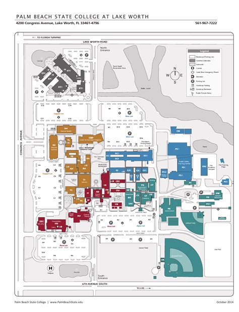 Palm Beach State Boca Campus Map
