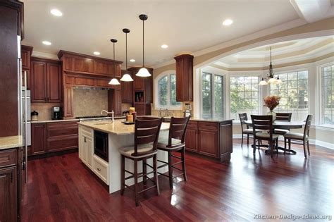 Pictures of Kitchens - Traditional - Dark Wood Kitchens, Cherry-Color