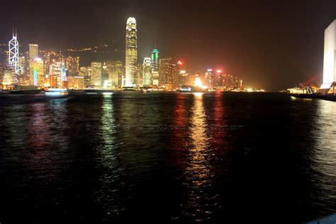 My Third Eye The Hong Kong Skyline Of Wan Chai At Night Seen From The