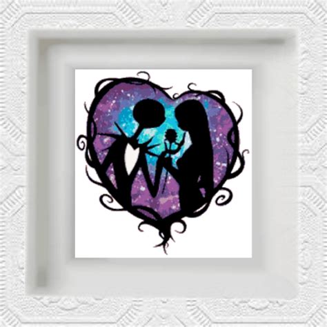 Jack And Sally Cross Stitch Pattern Pdf Instant Download The Etsy